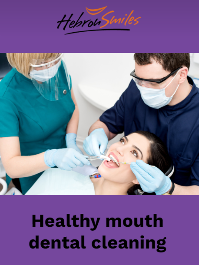Healthy mouth dental cleaning